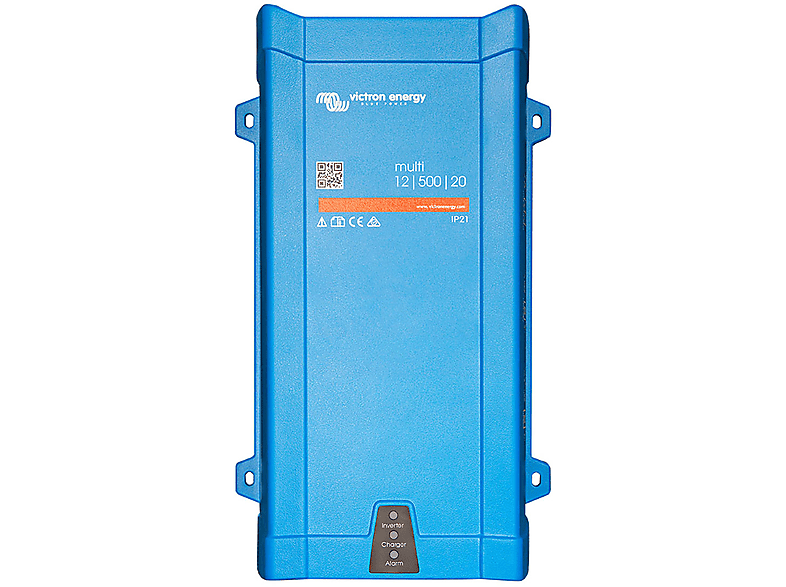VICTRON ENERGY MultiPlus 12/500/20-16 230V VE.Bus Wechselrichter und Ladegerät Ladegerät Universal, 12.0 Volt, Ah, blau