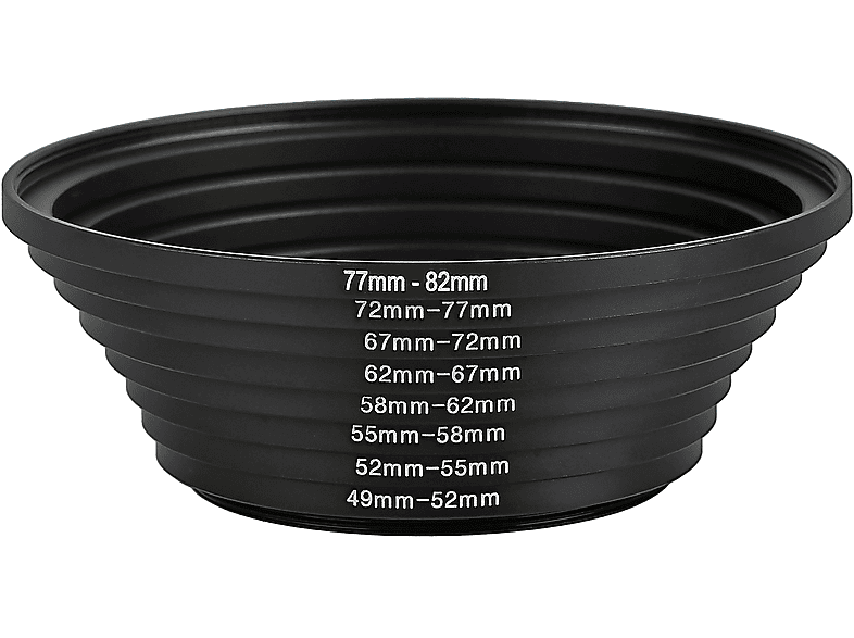 AYEX Step Up Ring Set 8x, Adapterring, schwarz MediaMarkt