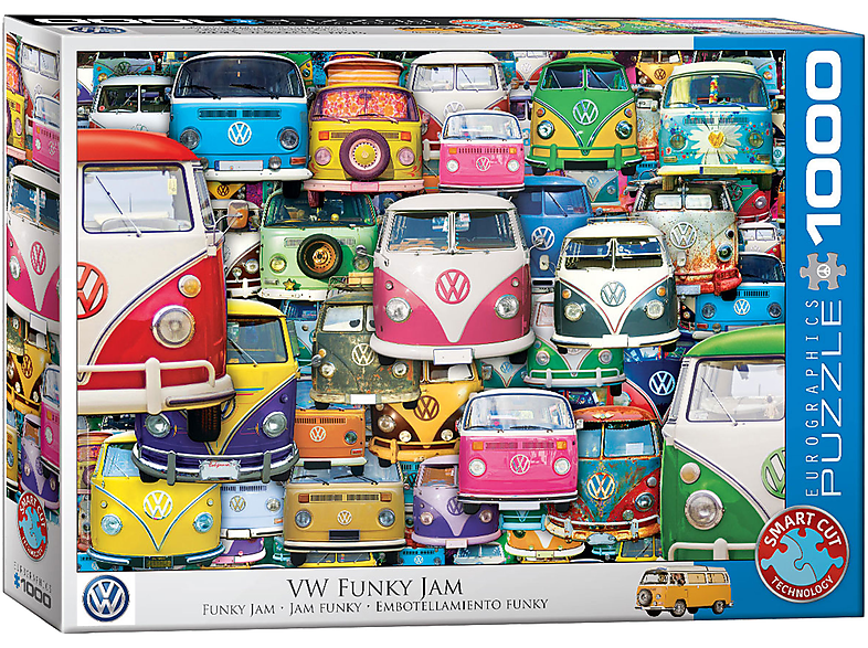 EUROGRAPHICS VW Bus - Funky Jam Puzzle | bis 1000 Teile