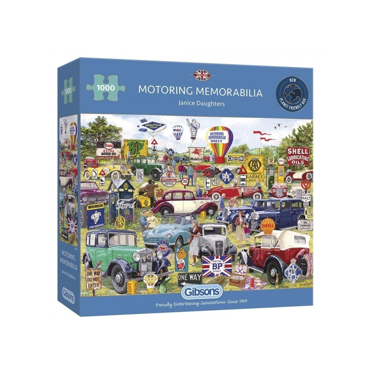 GIBSONS Puzzle Motoring Memorabilia - Teile 1000 Puzzle