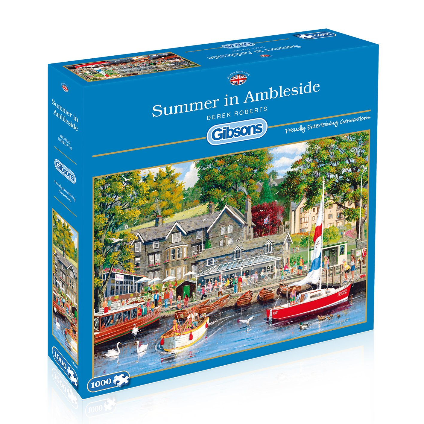 GIBSONS Puzzle Summer - 1000 Teile Puzzle in Ambleside