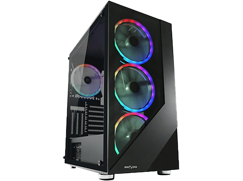 OMIXIMO LC804B mit AMD Ryzen 5 2400G, Windows 11 Pro, Gaming PC mit AMD Ryzen™ 5 Prozessor, 16 GB RAM, 500 GB SSD, AMD Radeon™ RX Vega 11