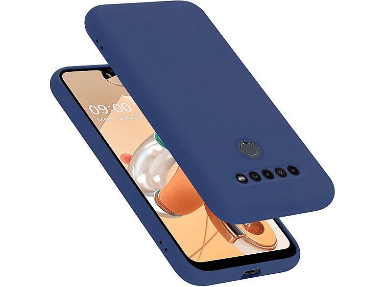 Cadorabo Hülle Für LG X Screen – TPU-Silikon Case Mit Metallic-Design, Kratzfest & Rutschsicher