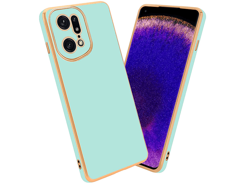 Custodia Cadorabo Trasparente Per Oppo Find X5 - Cover In Silicone TPU Morbida E Sottile, Antishock, Protettiva