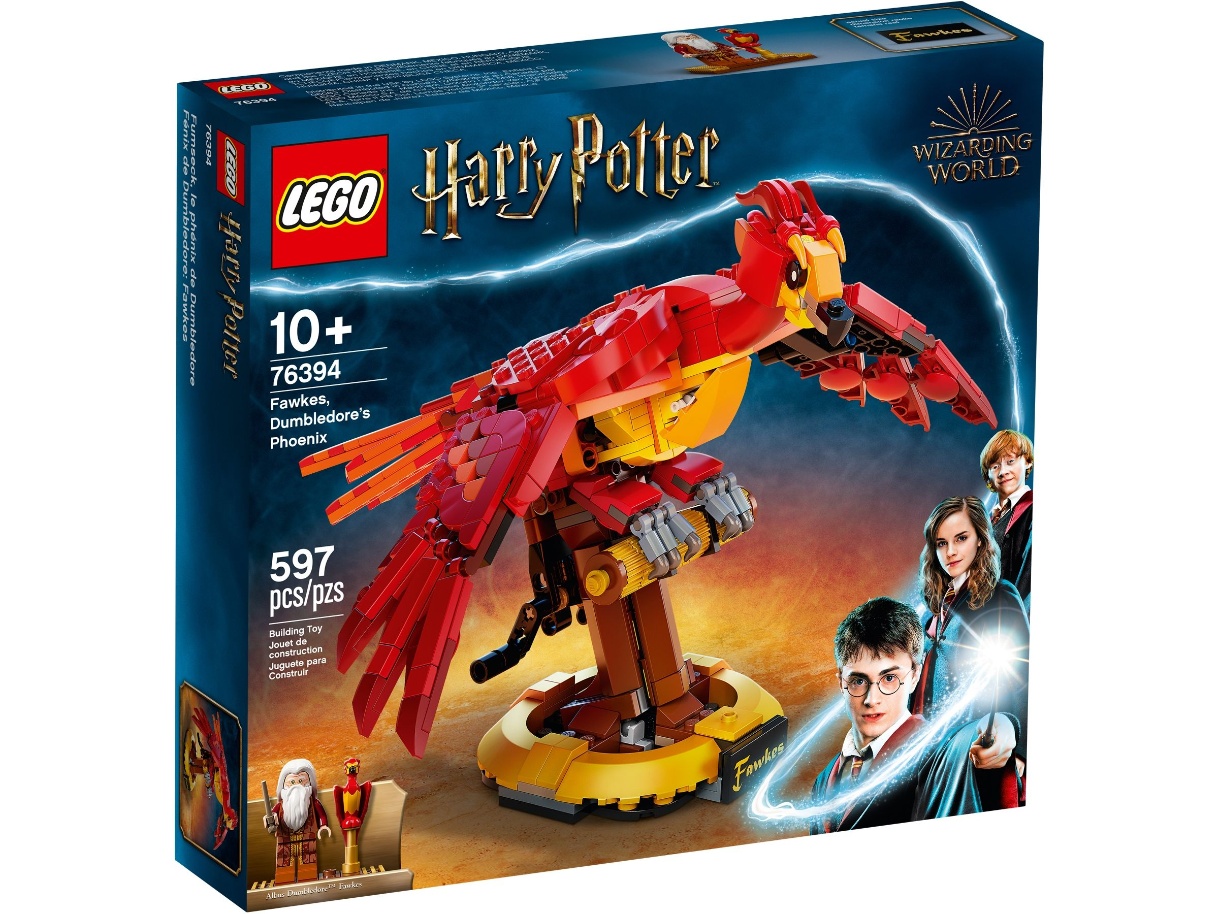 Phönix LEGO Bausatz Dumbledores Fawkes, 76394