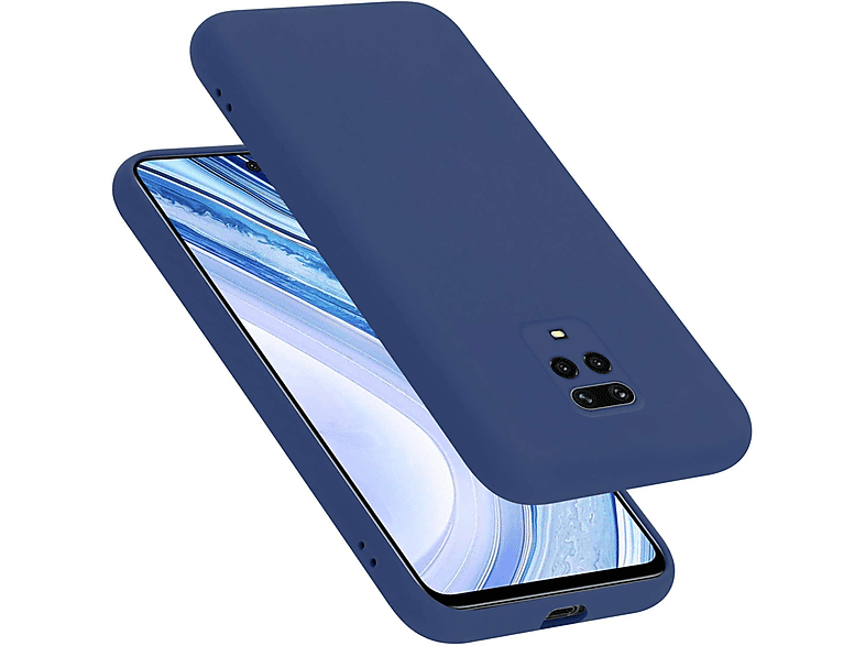 im NOTE Xiaomi, CADORABO 9 NOTE Style, Liquid Silicone 9S, LIQUID Hülle PRO BLAU Case / RedMi Backcover,