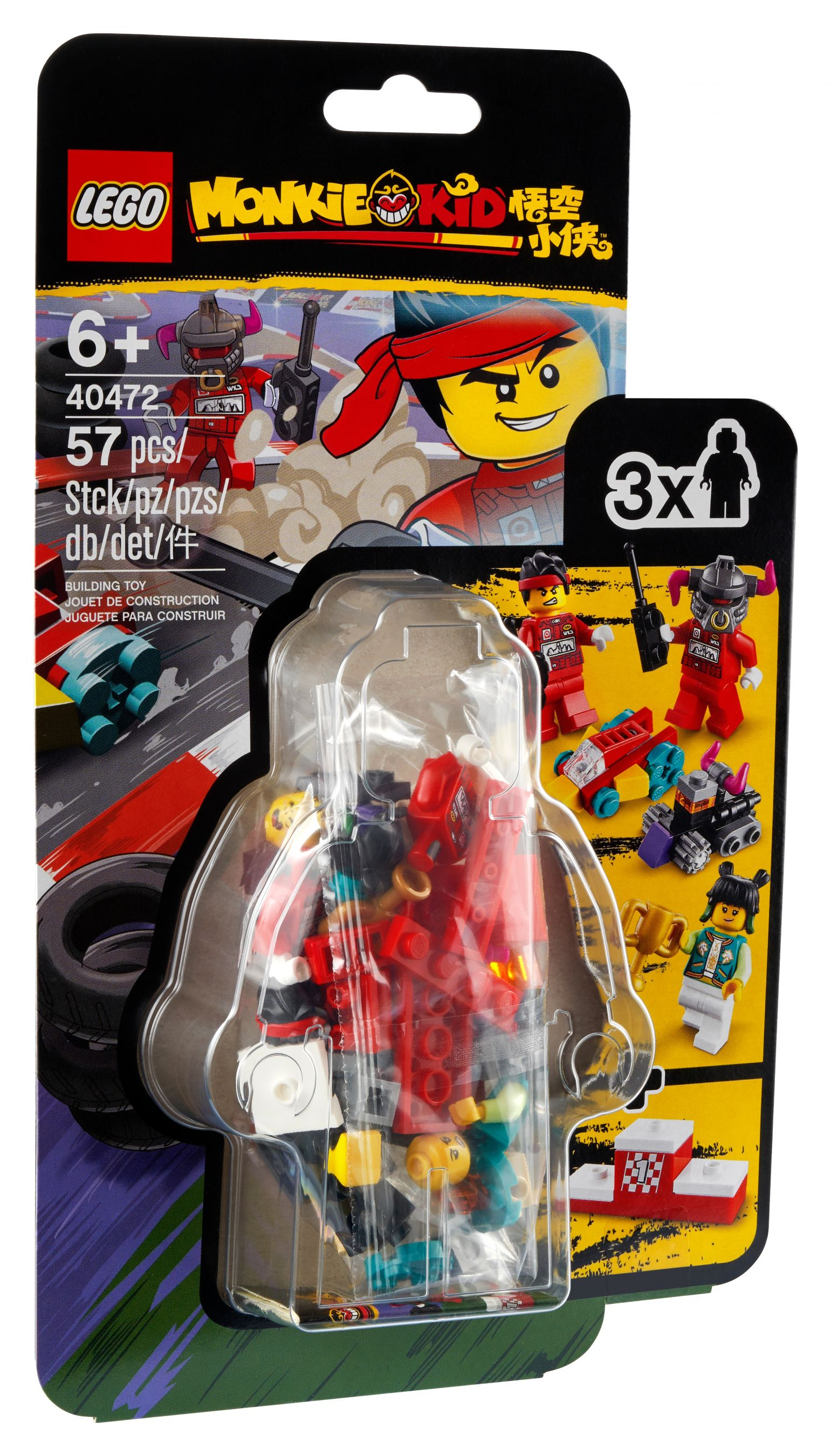 LEGO 40472 Ferngesteuertes Monkie Kids Bausatz Rennen
