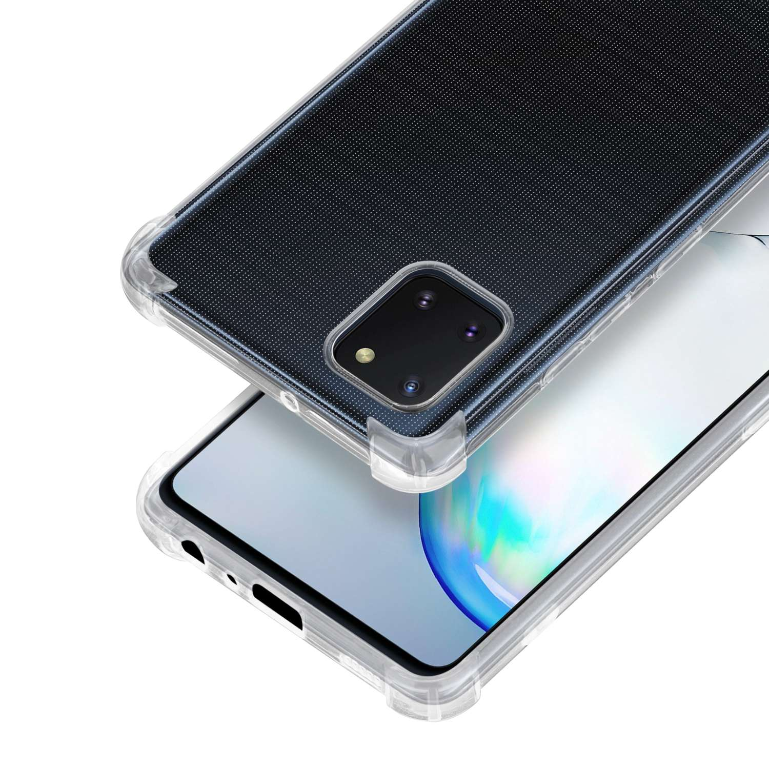 LITE Ultra CADORABO TRANSPARENT A81 Slim TPU AIR M60s, Samsung, VOLL / / Galaxy 10 NOTE Backcover, Schutzhülle,