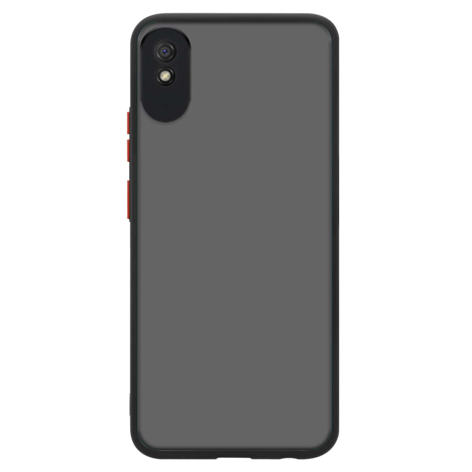 CADORABO con interno in silicone TPU e retro in plastica opaca CUSTODIA per Mi 10 LITE, Nero Opaco