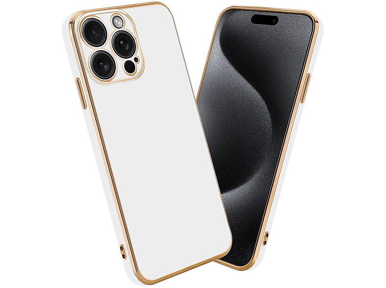 Cadorabo Estuche Compatible Con Huawei P40 Pro / P40 Pro+ En Glossy Rosa - Oro Rosa - Funda Protectora Fabricada En Silicona TPU Flexible Y Con Protección De Cámara