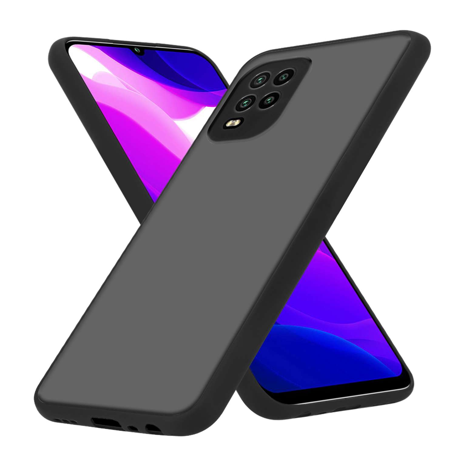 Cadorabo custodia per Samsung Galaxy A01 custodia protettiva in silicone TPU trasparente custodia per cellulare ibrida
