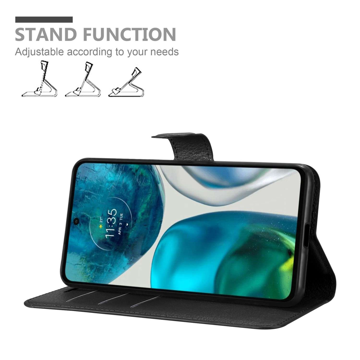 Cadorabo Custodia A Libro Per Nokia C21 - Cover Con Chiusura Magnetica, Porta Carte E Funzione Stand, Colore Bruno Café - 4