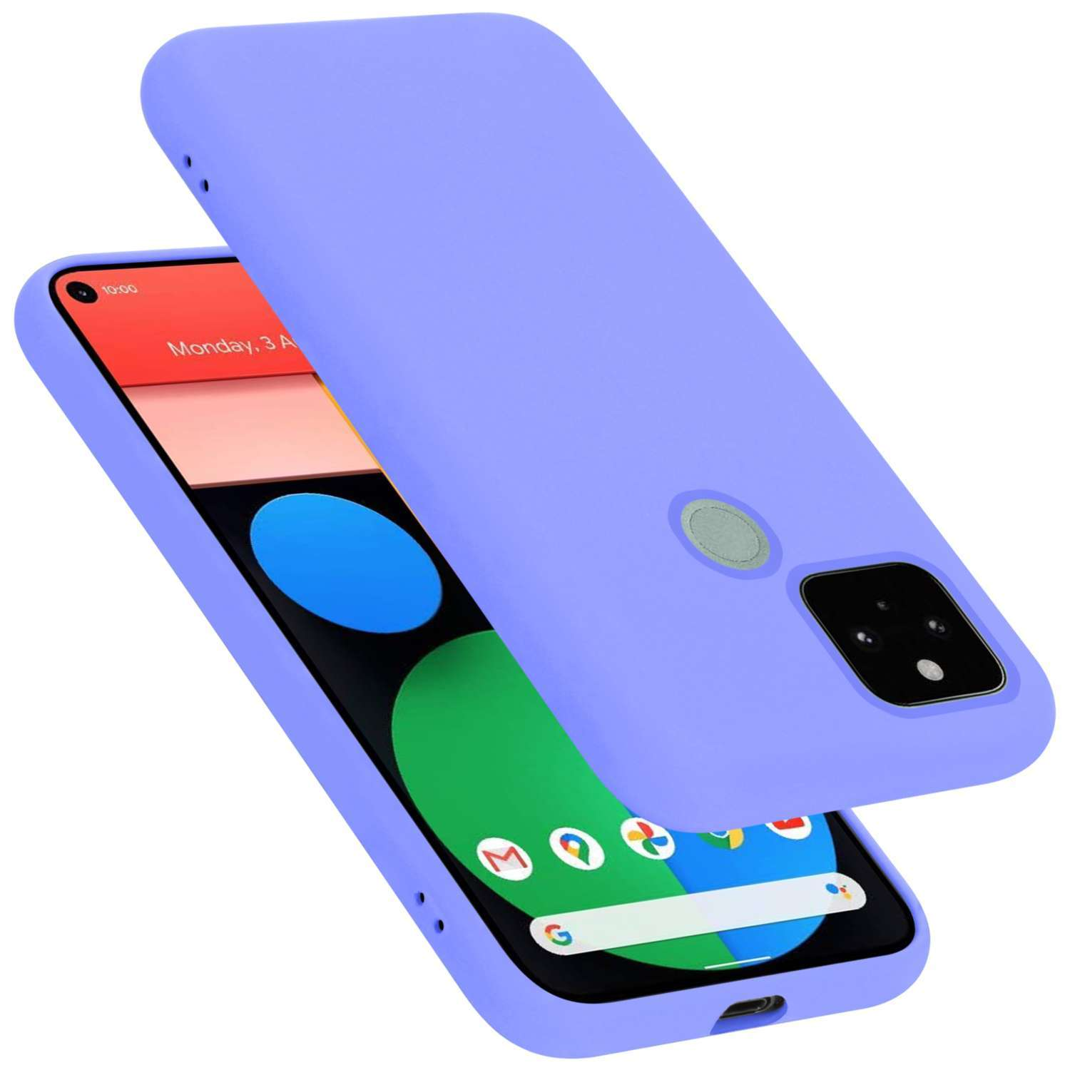 Google, CADORABO Style, im HELL LILA Liquid 5, Silicone Hülle Backcover, LIQUID PIXEL Case