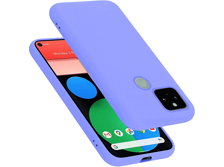 CADORABO Google, PIXEL Style, Silicone LIQUID HELL Liquid Backcover, im LILA 5, Hülle Case