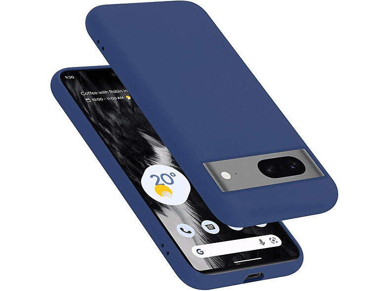 Pixfab Handyhlle Fr Google Pixel 9a 5G  Flssig-Silikon Panzercover +  Displayschutz  Verschiedene Farben Case Google Pixel 7