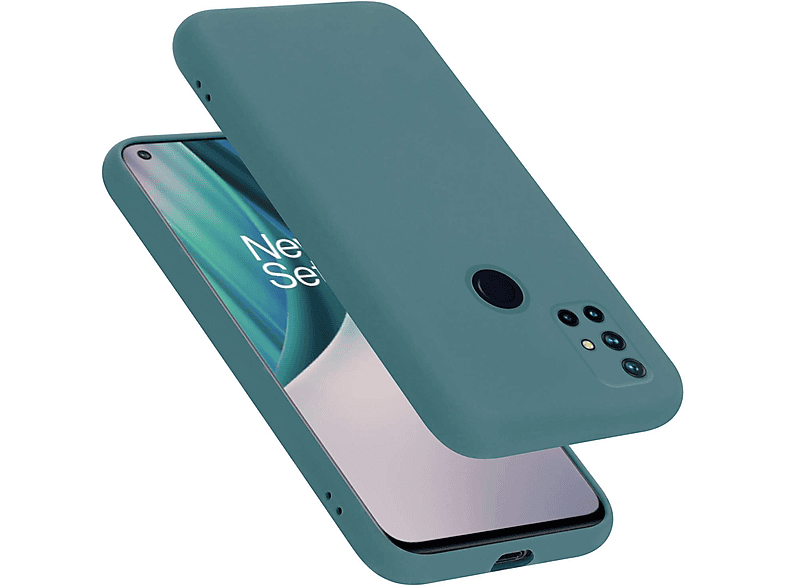 Moex Custodia Con Tracolla Per OnePlus Nord N10 5G - Cover In Silicone Con Cinturino Regolabile, Colore Rosso Vino