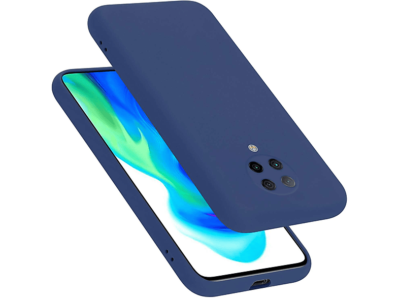 F2 CADORABO Case Hülle BLAU LIQUID Silicone Style, Backcover, im POCO Xiaomi, PRO, Liquid