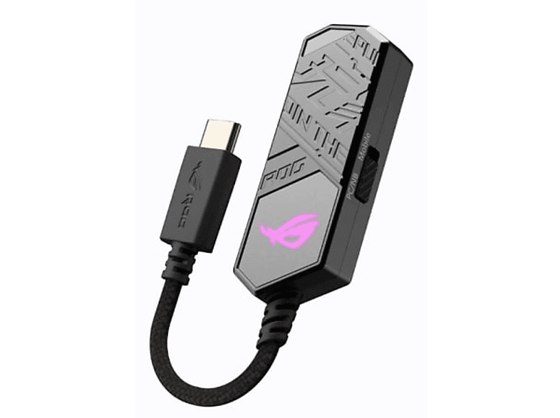 3,5mm auf Black Clavis USB-C ROG ASUS Gaming-DAC, USB Hub,