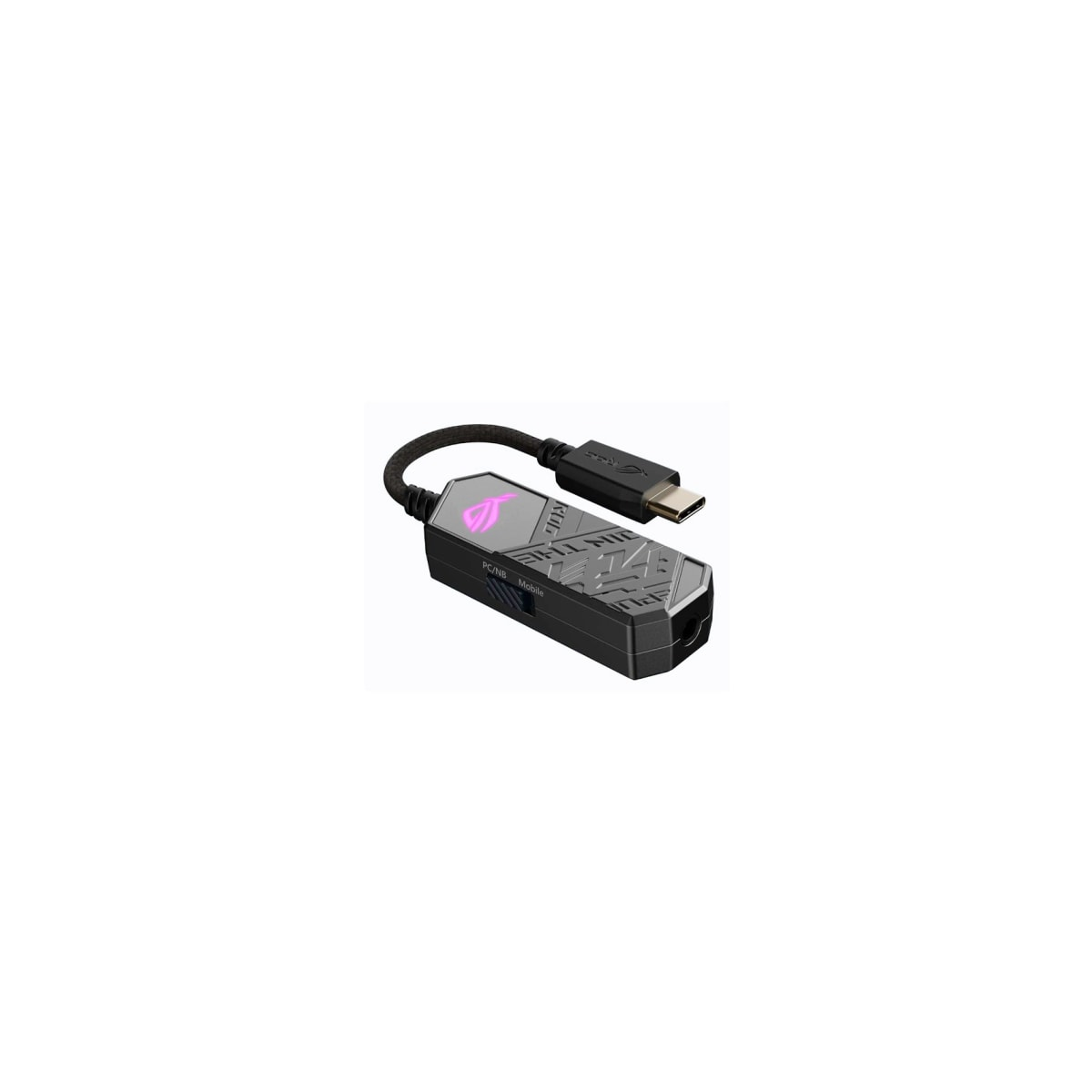 ASUS ROG USB Gaming-DAC, auf Black USB-C Clavis 3,5mm Hub