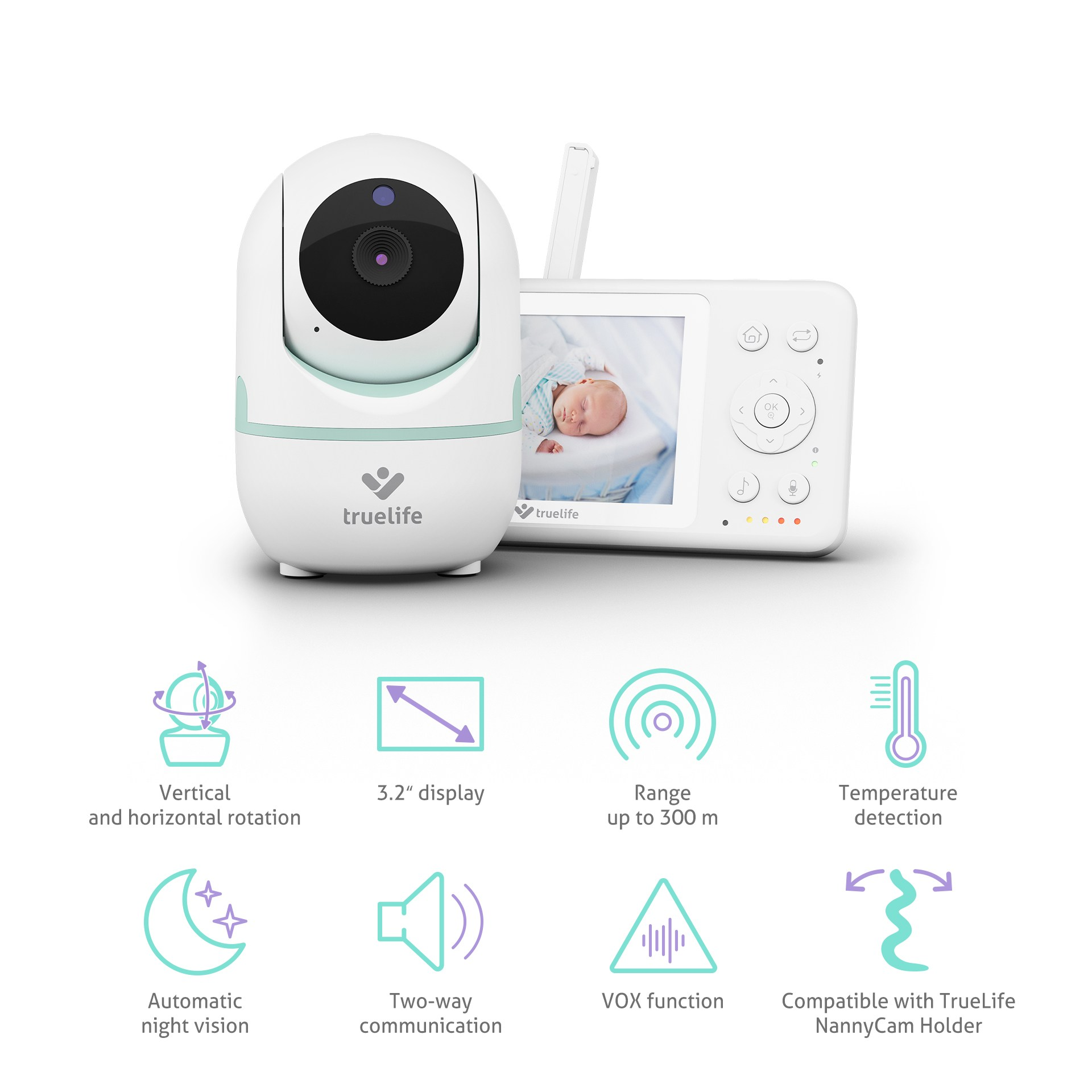 TRUELIFE NannyCam Babyphone R4