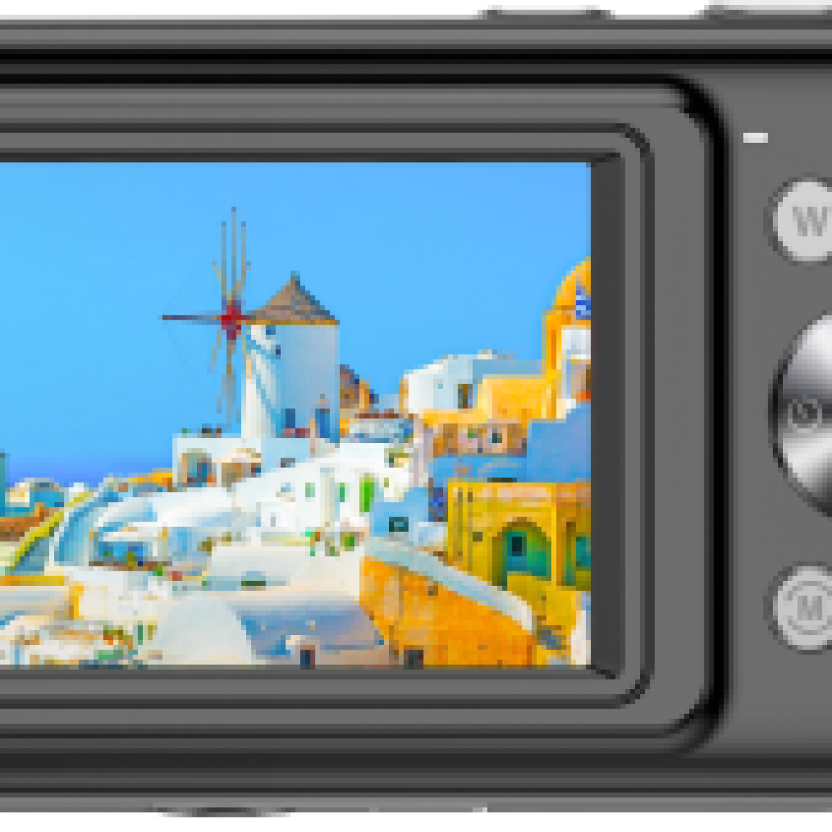 INF Digitalkamera 1080P 44MP Schwarz 16-fach Digitalkamera 2,4-Zoll-Display, Zoom 32-GB-Karte