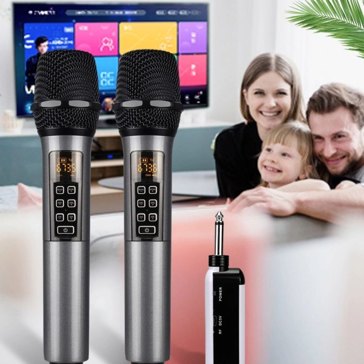 Karaoke-Mikrofon, Sprachmikrofon, Schwarz INF Version Konferenzmikrofon, Mikrofon englische