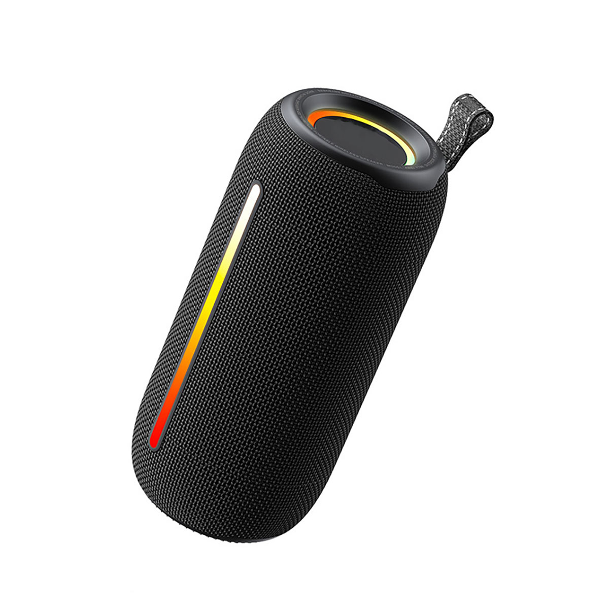 ENBAOXIN Tragbare Bluetooth-Stereoanlage für Schwarz, Draußen, Subwoofer RGB-Lichteffekt, mit Bluetooth-Lautsprecher, Wasserfest Wasserdicht