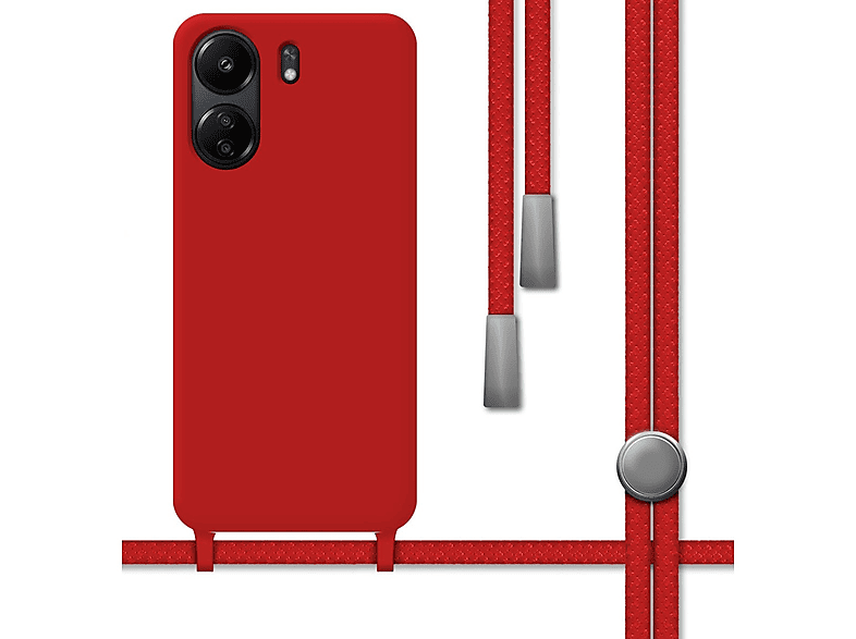 Funda para teléfono Xiaomi Poco C65, carcasa Original de silicona líquida,  suave, TPU