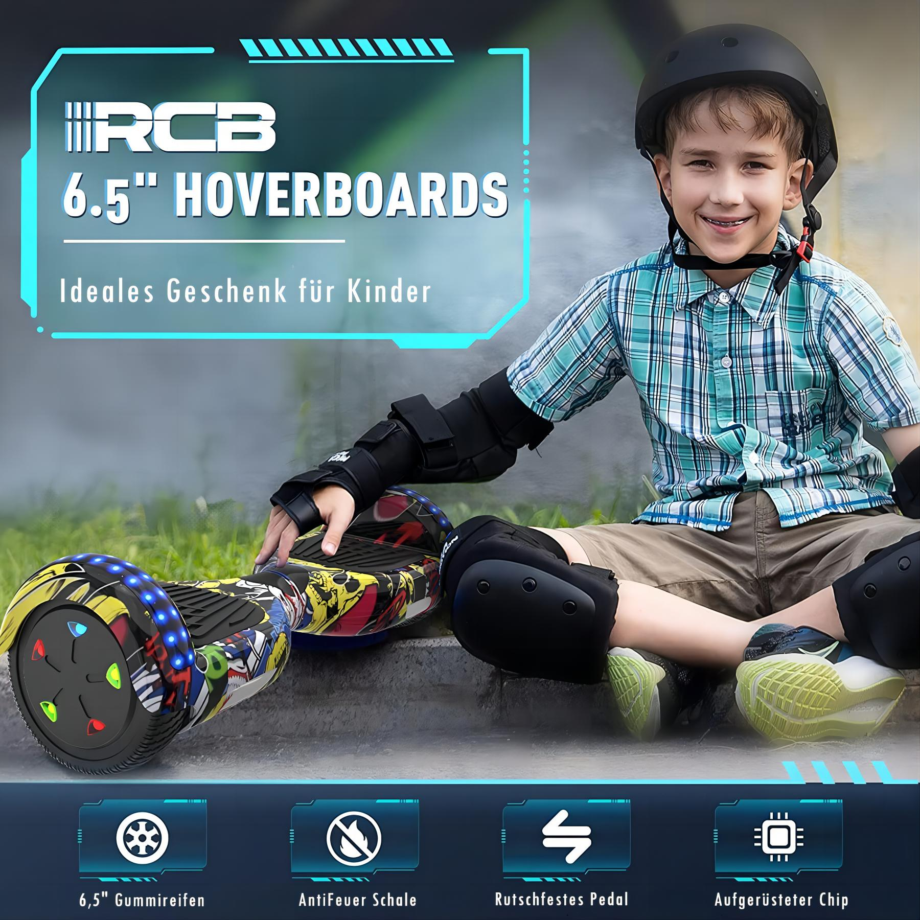 RCB Hoverboard Balance (6,5 Zoll, für Kinder Board Hippop)