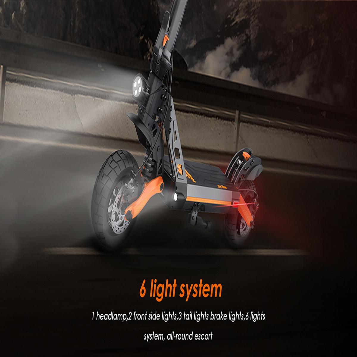 KUKIRIN G2 (9 Zoll, Schwarz E-Scooter Orange) Pro 