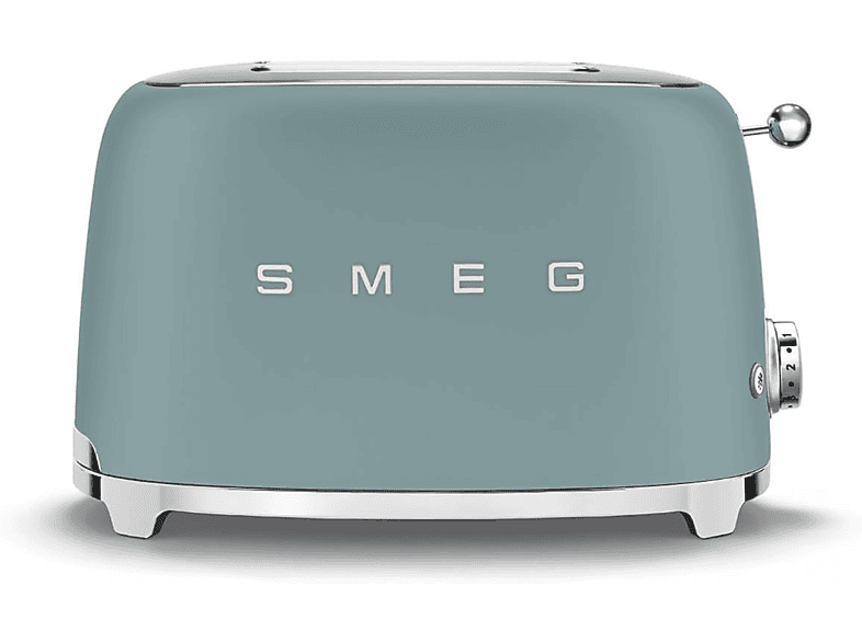 SMEG  TSF01EGMEU Toaster Emerald Green (950 Watt, Schlitze: 2)