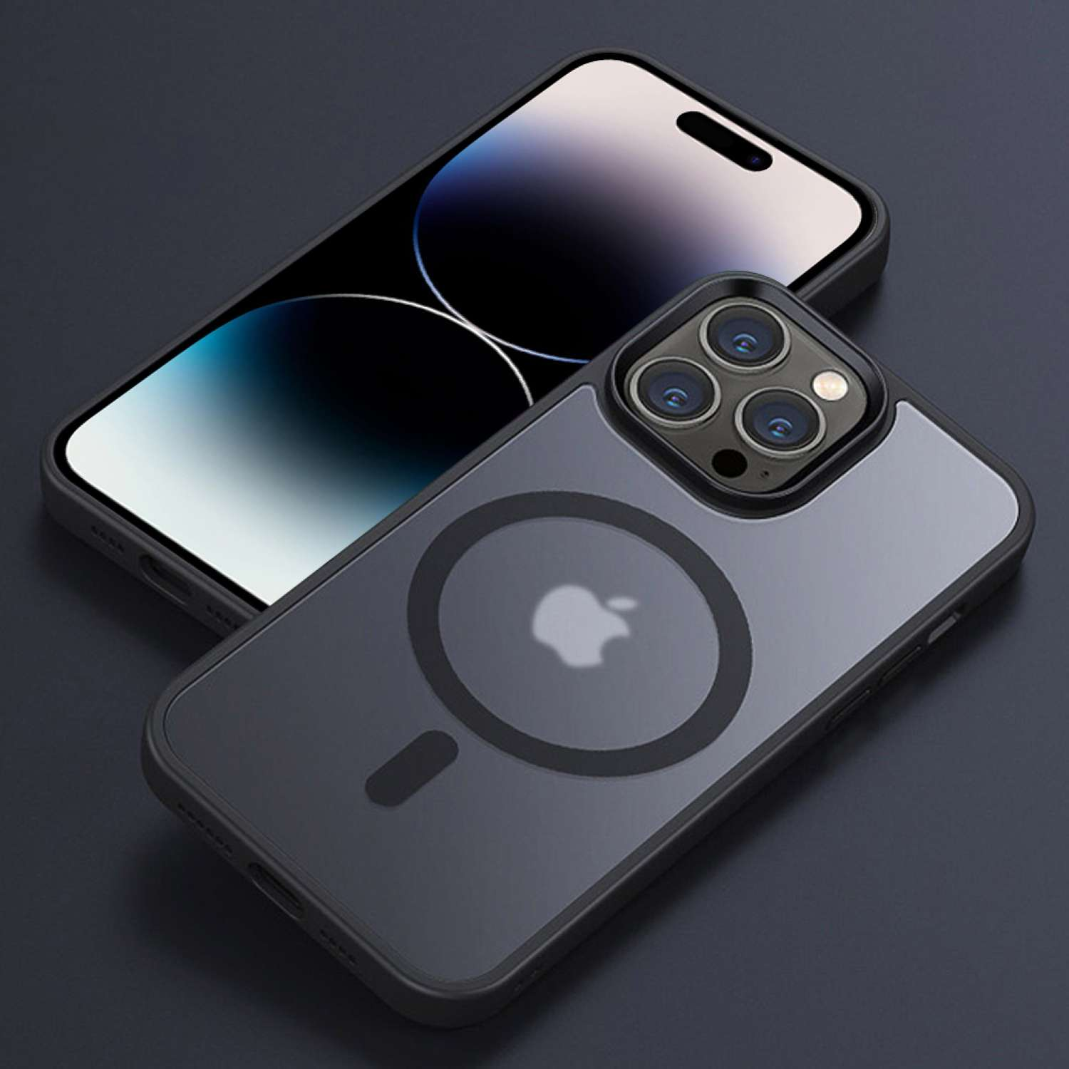 MagSafe, 15 SCHWARZ CADORABO PRO, Backcover, mit kompatibel Apple, Hülle iPhone