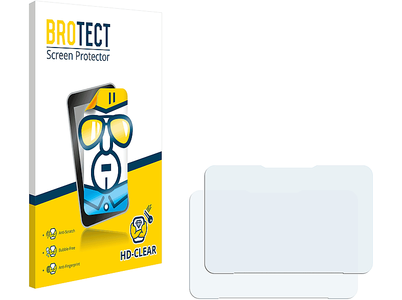BROTECT 2x klare Panasonic Toughbook FZ-G2) Schutzfolie(für
