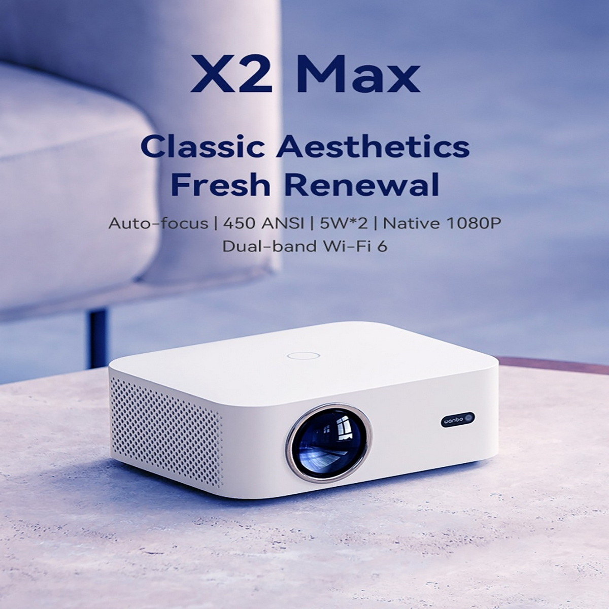 X2 Beamer(HD+, ANSI-Lumen) Max WANBO 450