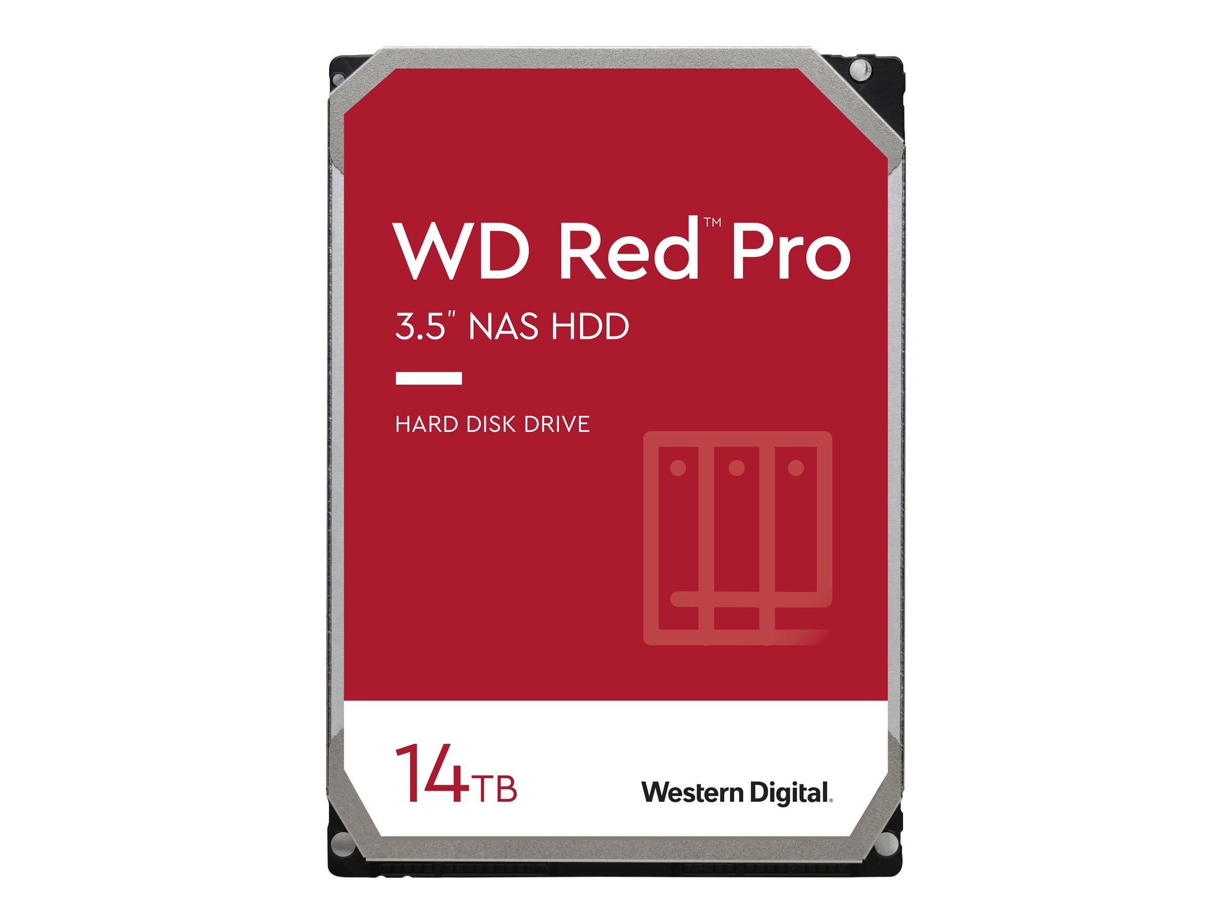 Red DIGITAL 14000GB WD intern HDD, 6Gb/s TB, SATA Pro, WESTERN (WD142KFGX), 14