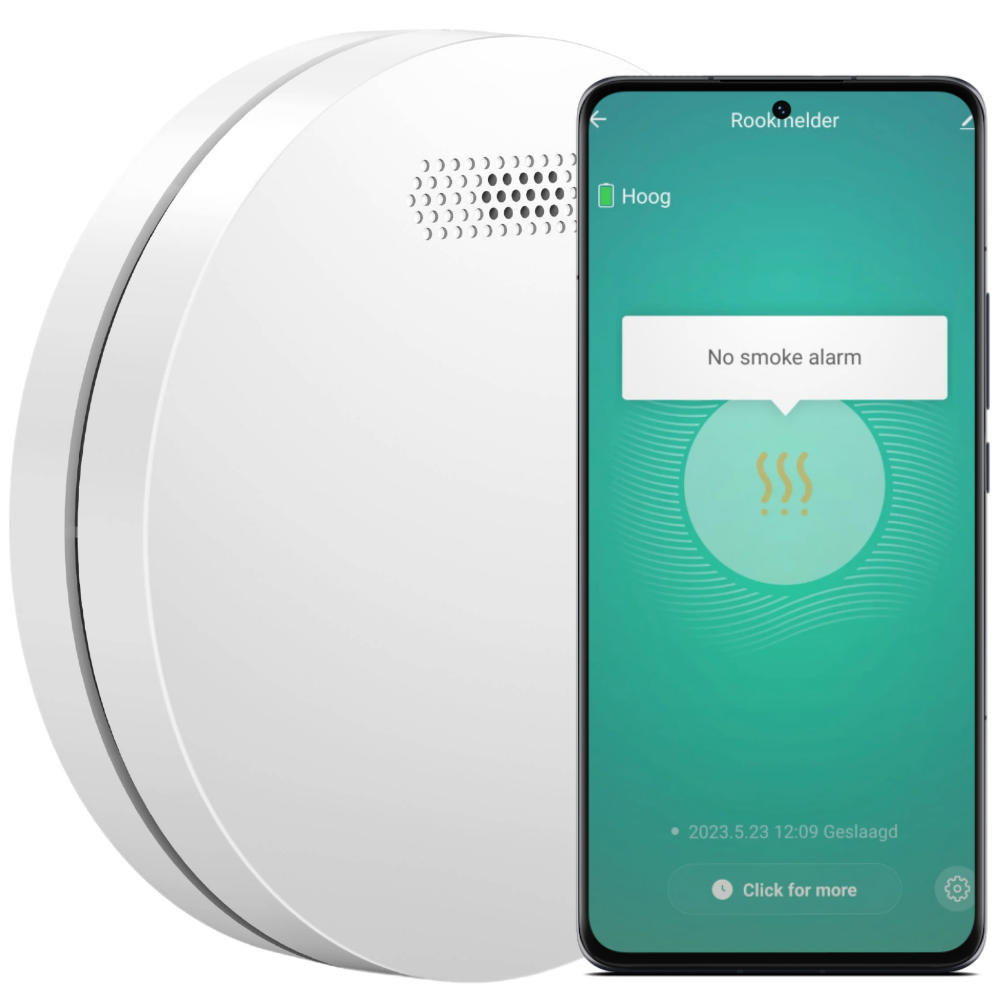 AROHA Smart Connect - 10 weiß Rauchmelder, WLAN, Set Batterie Jahres 1 