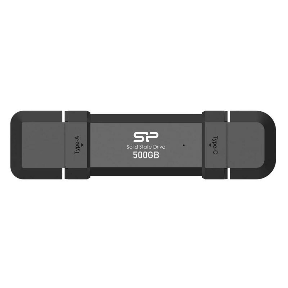 SILICON POWER SP500GBUC3S72V1K, SSD, Schwarz GB 500 extern