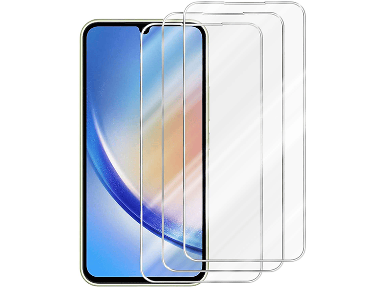Pellicola Vetro Temperato E Cover PC Per Samsung Galaxy Fit 3, 2 Pezzi, Protezione Totale 9H - 2