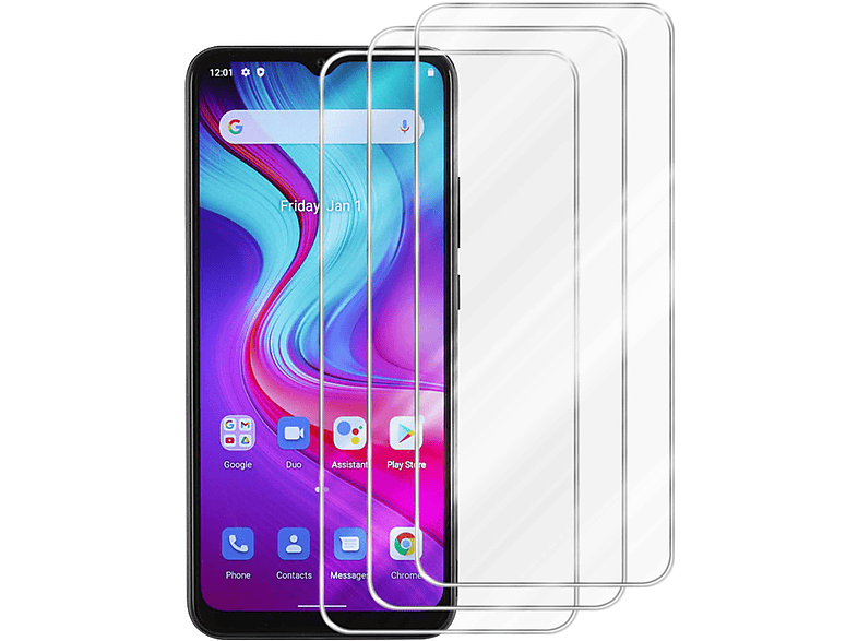 Protector De Pantalla De Cristal Templado Para Doogee U12 2025 – 2 Unidades – HD Clear – 9H Antiarañazos Y Antigolpes