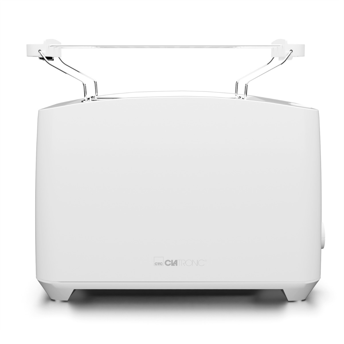3801 CLATRONIC Toaster Weiß (750 2) Watt, Schlitze: TA