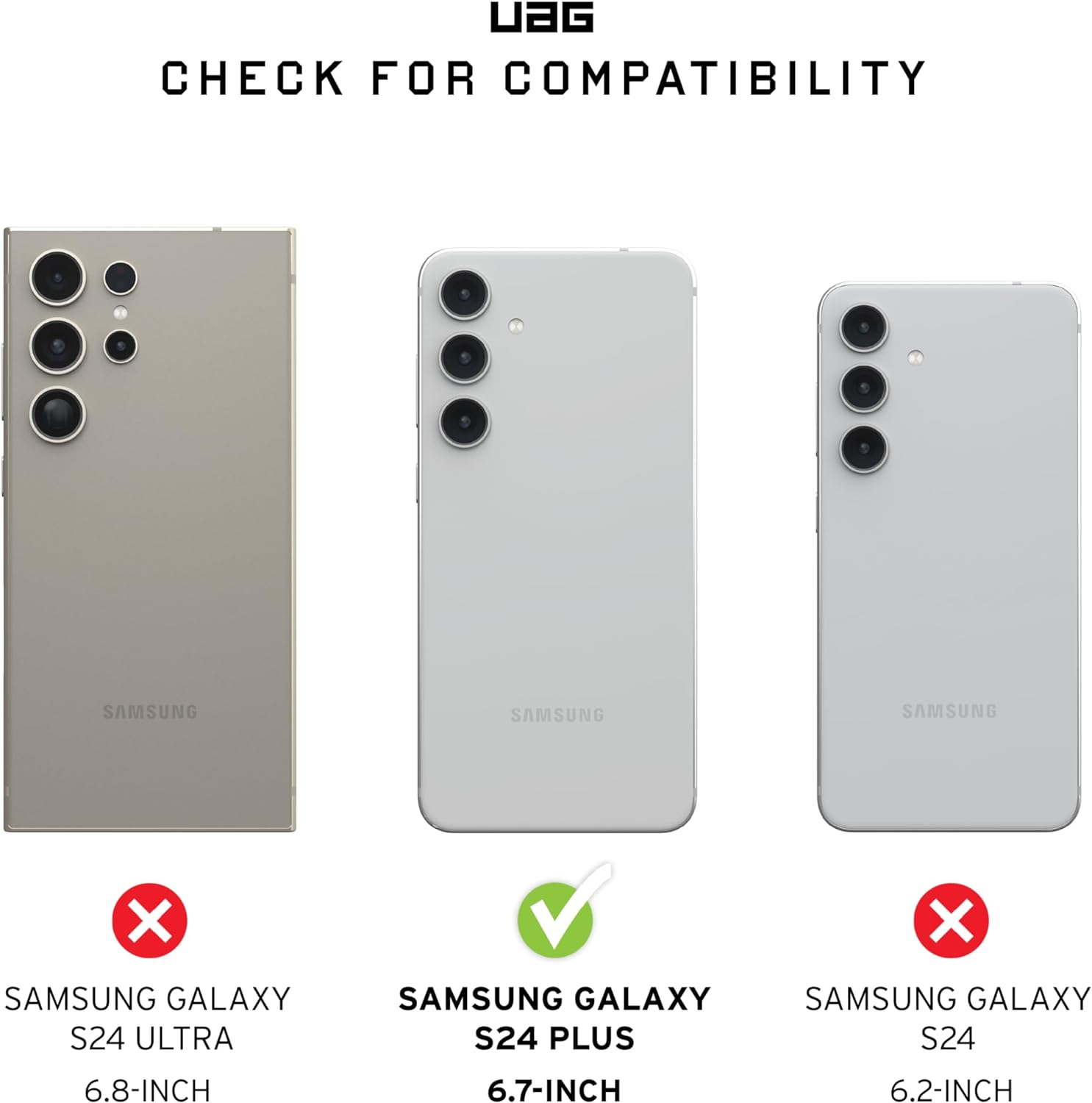 (Plus) Civilian, Galaxy Backcover, 5G, Samsung, olive UAG drab S24+