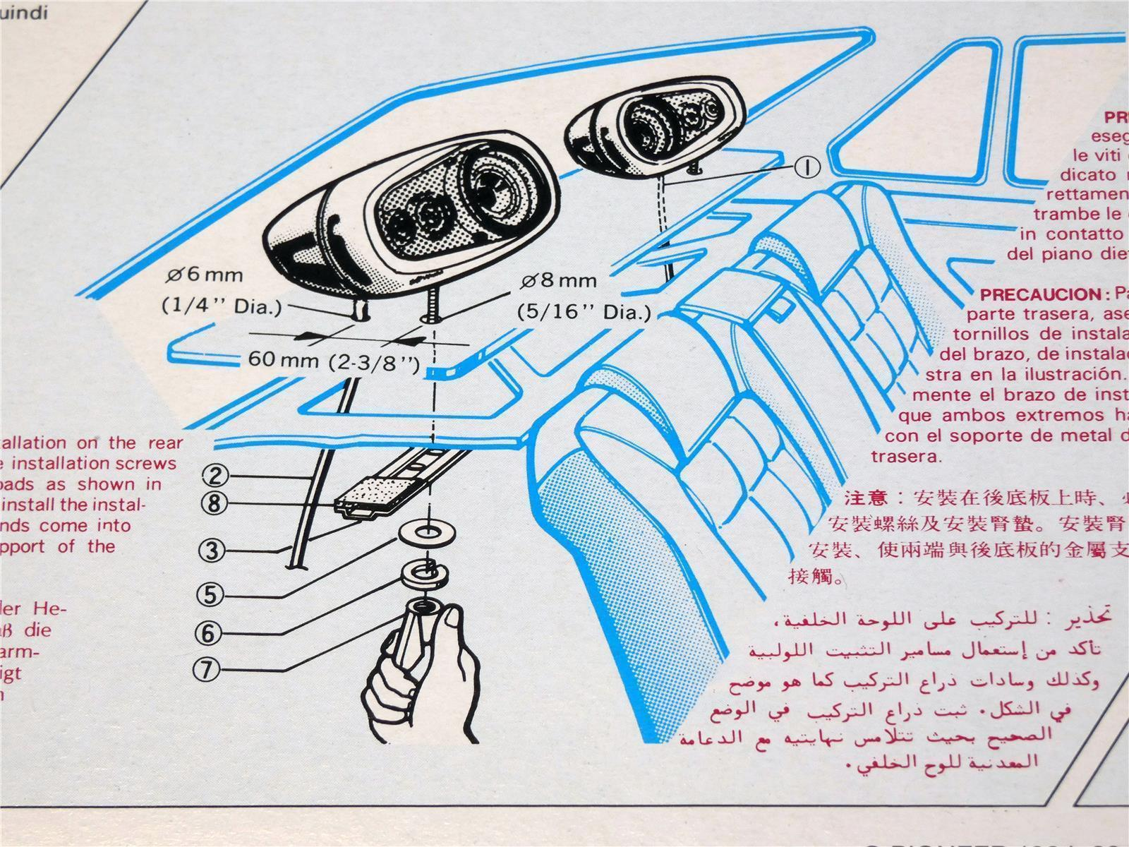 Une image montrant un schéma des phares de voiture et leur installation.