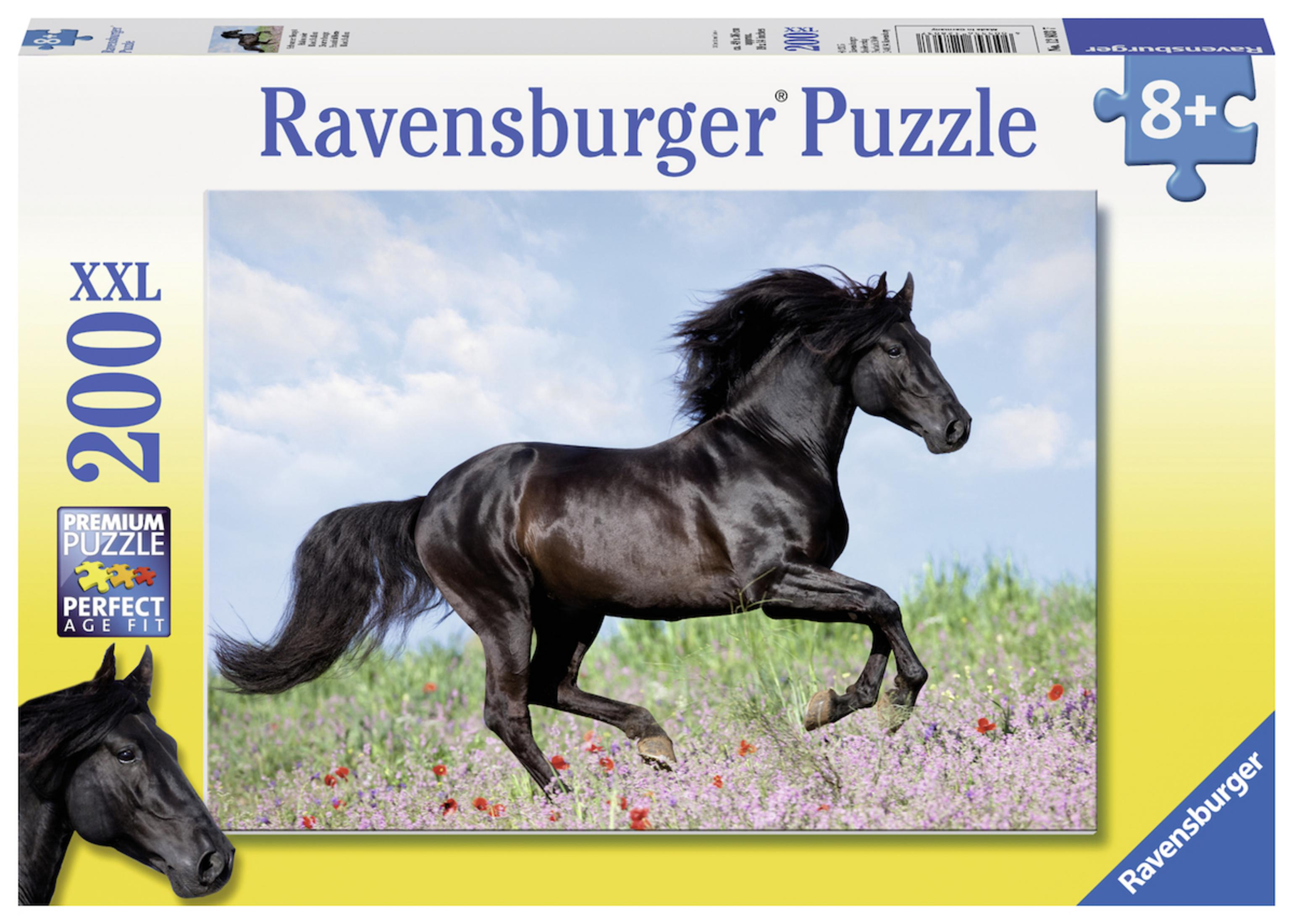 Pz. RAVENSBURGER 200T Schwarzer Puzzle Hengst