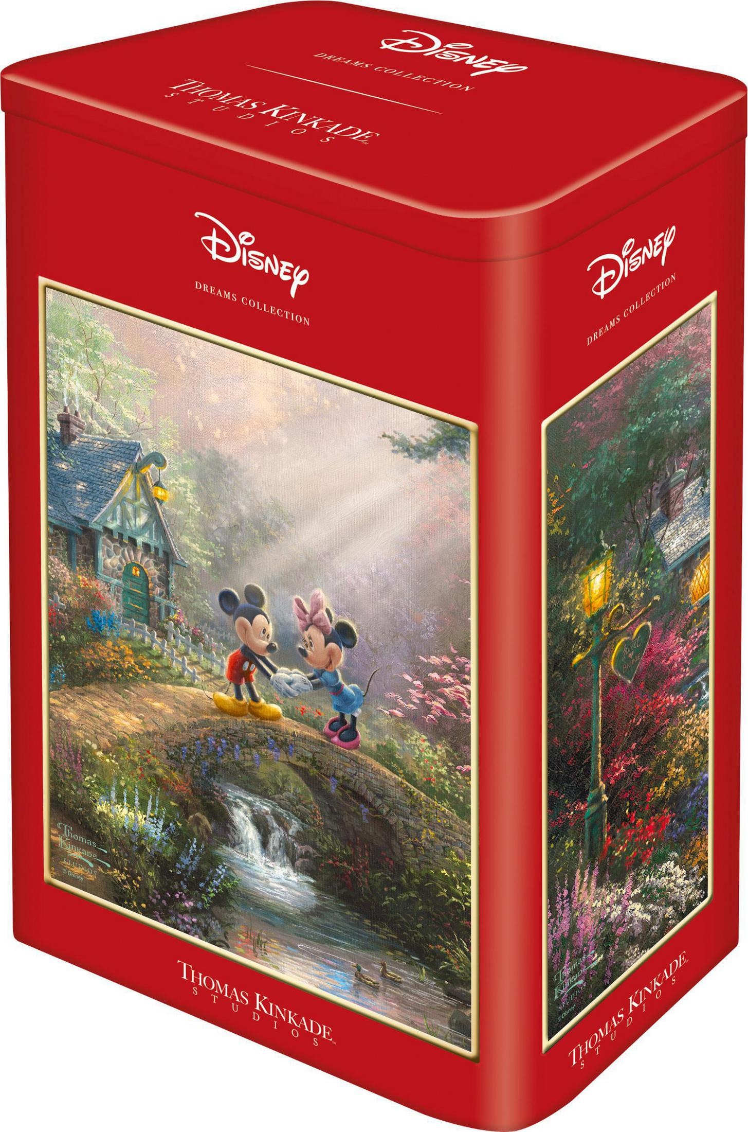 SCHMIDT SPIELE - in Nostalgiedose Disney, Teile Minnie 500 Puzzle Mickey - Puzzle & Thomas Kinkade
