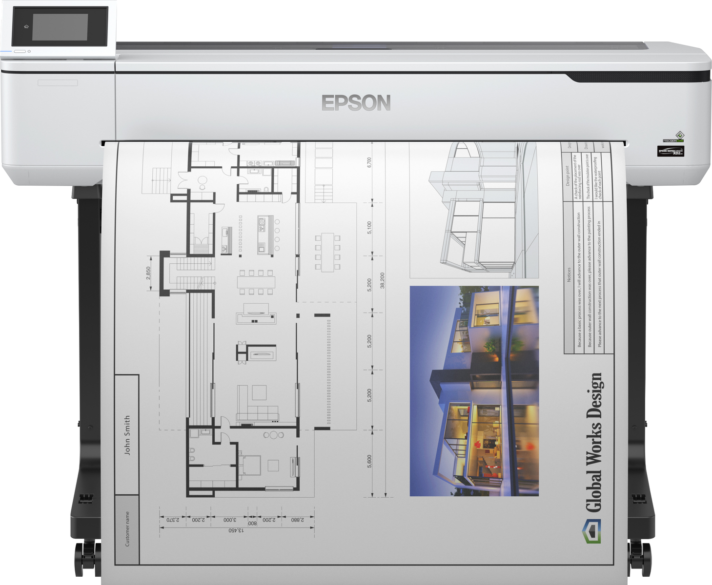 WLAN SC-T5100 Netzwerkfähig EPSON Laser Multifunktionsdrucker