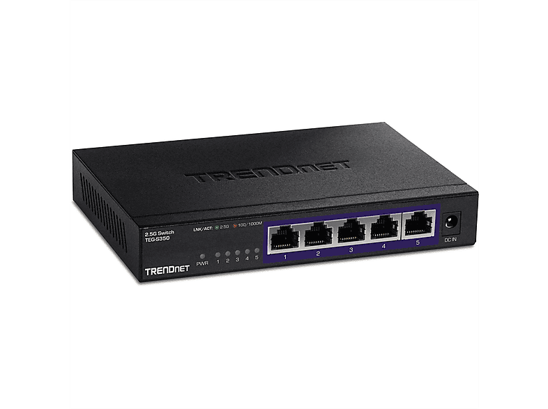 TRENDNET Ethernet Switch 5-Port Switch Gigabit 2.5G TEG-S350