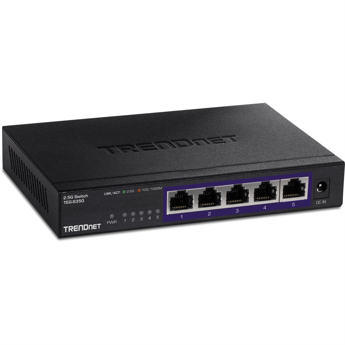 Ethernet 2.5G 5-Port TRENDNET TEG-S350 Gigabit Switch Switch