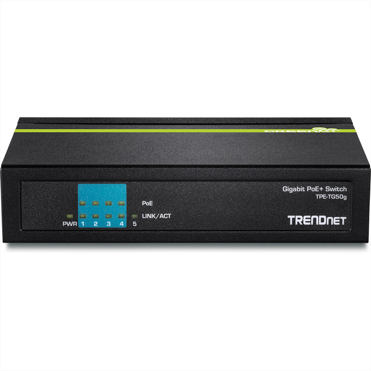 5-Port Gigabit Switch TRENDNET TPE-TG50g PoE+ Switch Gigabit Ethernet
