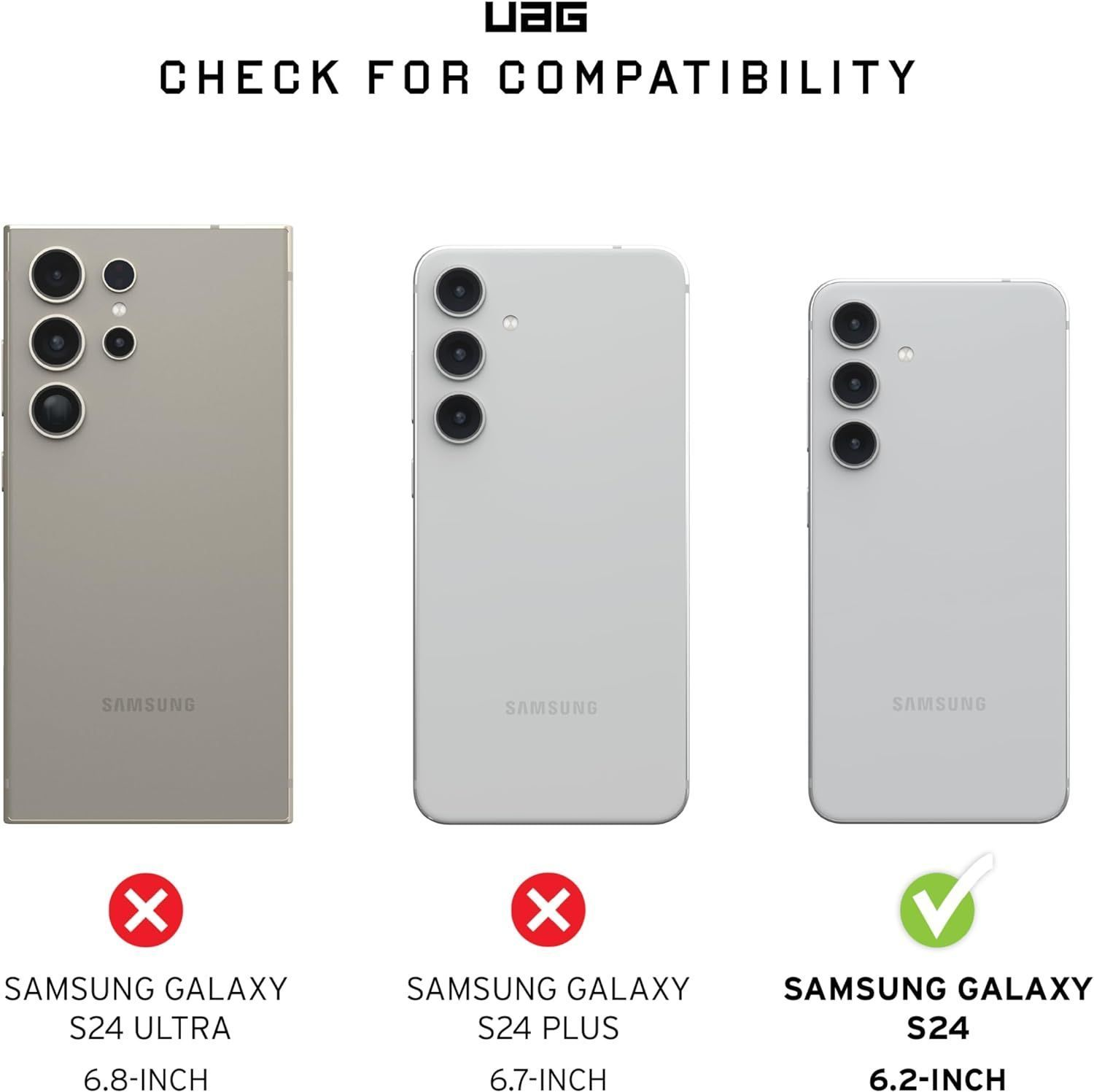 URBAN ARMOR S24 Backcover, Samsung, GEAR Plyo, Galaxy 5G, ice (transparent)