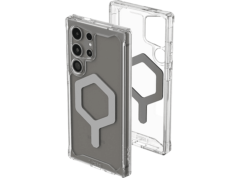 URBAN ARMOR GEAR Plyo Pro, ice Galaxy / S24 (transparent) 5G, Backcover, Ultra silber Samsung